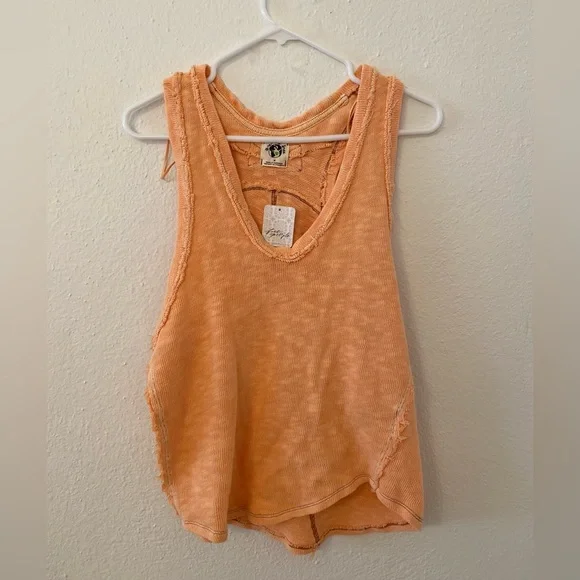 Free People Slim & Simple Slub Jersey tank size Medium - Picture 1 of 4